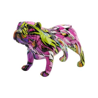 China Amazon Eco-Friendly Hot Selling Resin Crafts Creative Home Decoration Ornaments Bedroom Modern Simple Luxury Dog Animal Living Room Ornaments for sale