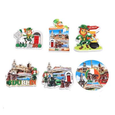 China Low Decoration+fridge home decoration Min Quantity Resin World Tourist souvenir 3d fridge magnet for different countries for sale