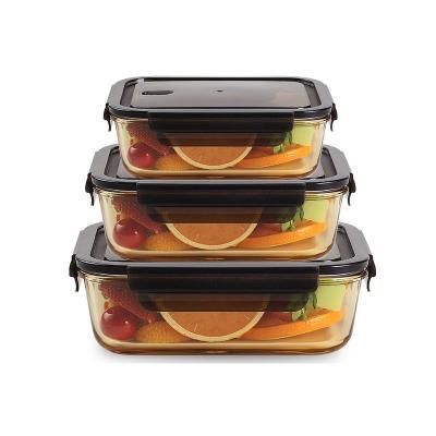 China Freshness Keeping Special Glass Lunch Box For Microwave Oven Fresh-Keeping Box Separated Heat-Resistant Bento Box Bowl With Lid Containers Food for sale