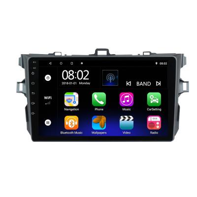 China GPS For Toyota Corolla 2008-2011 Quad Core Android 8.1 Multimedia Player GPS Navigation 9 Inch Radio DVD Player for sale