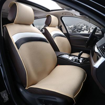 China Non-slip Custom Colors Universal Waterproof Polyester Fashion Car Seat Cover for sale