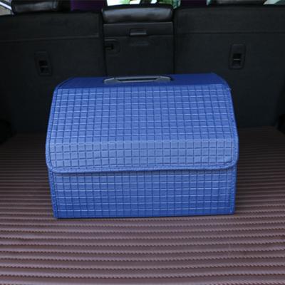 China Convenient Folding Car Trunk Vehicle Mounted Leather Box for sale