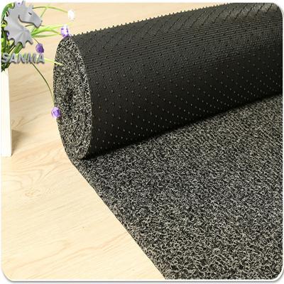 China Environmental Anti-skidding.clean spike backing PVC coil car mat /PVC cushion mat for 307/308/408/508 for sale