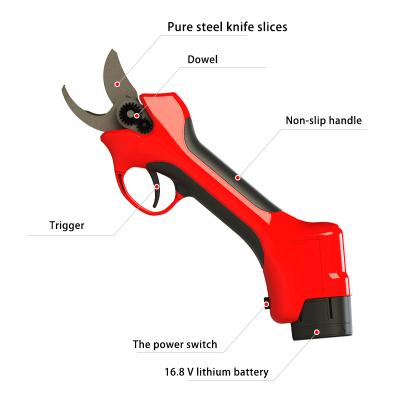 China Anti-skid Rechargeable Cordless Vineyard Branch Tree Trimmer Branch Cutter Hand Tool Garden N+ Nplus Handle Garden Shears Electric Shears OEM for sale