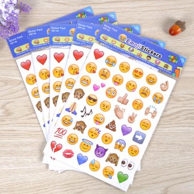 China Waterproof Custom Cartoon Sticker Sheet For Kids, Cute Decoration Decor Cartoon Stickers APP Emoji Sticker Sheet for sale