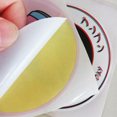 China Custom Factory Wholesale Custom Die Cut Stickers Eyelash Packaging Private Label for sale