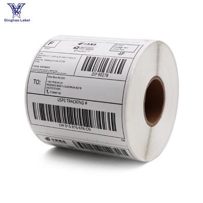 China Custom factory supply 4x6 wholesale sticker for zebra printer 2844 Zp-450 Zp-500 Zp-505 direct shipping adhesive labels sticker for sale