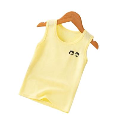 China Custom Cheap Baby Kids Summer China White Cotton QUICK DRY Boys Knit Striped Vest Shirt Tank Tops for sale