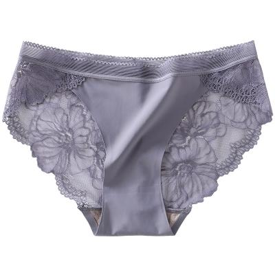 China High quality china best selling women's breathable underwear sets sexy underwear woman briefs ice silk 2020 for sale