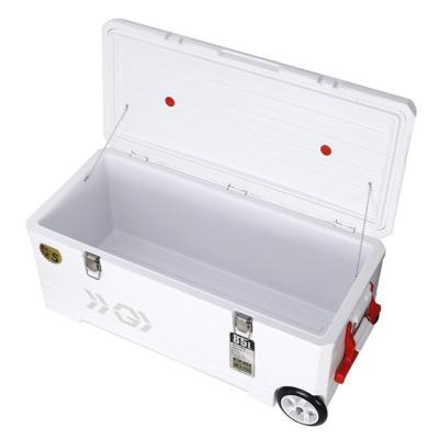 China Sea Fishing Box Waterproof Large Capacity Fishing Box With Wheels Incubator Car Small Skylight Outdoor Seafood Cold Storage Box for sale