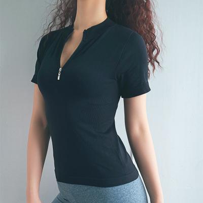 China Anti-Wrinkle Ladies Competition Shirt Womens Short Sleeve Riding Shirts for sale