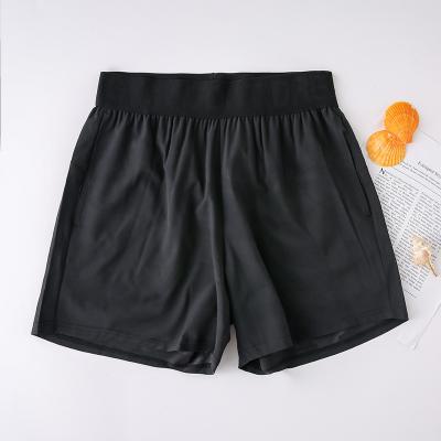 China Anti-Wrinkle Men's Fitted Workout Shorts Bodybuilding Joggers Gym Sporty Running Training Short Pants With Pockets for sale