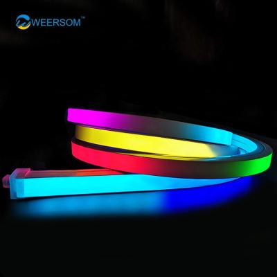 China Residential Factory Price 5 Years Warranty Top View Silicone 12V RGB Neon Light Led Neon Flex for sale