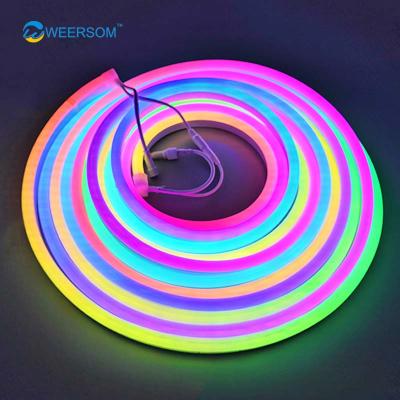 China LANDSCAPE Dreamy Color Led Outdoor Lighting Waterproof Silicone Neon Led Strip Flexible Led Neon Sign for sale