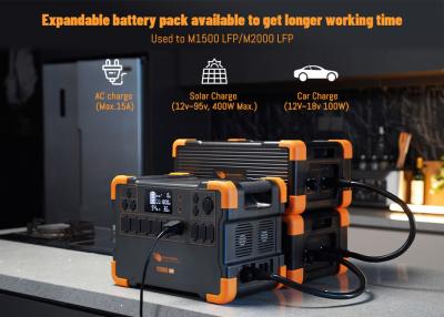 China LiFePO4 Portable Generator Battery Pack Rechargeable Power Station With 3072Wh Capacity for sale