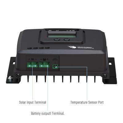 China Display LCD de 5 etapas RV Controlador de carga solar 12V/24V/36V/48V AGM GEL WET Calcio LiFePO4 LTO LCO en venta