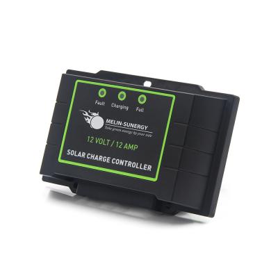 China 12A Compact Agm Solar Charge Controller Waterproof IP67 12V 24V Auto for sale