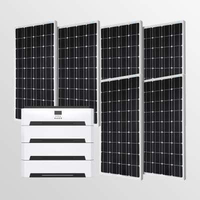 China Sistema de almacenamiento de energía solar de 5KW 230V con capacidad de batería de 100Ah en venta