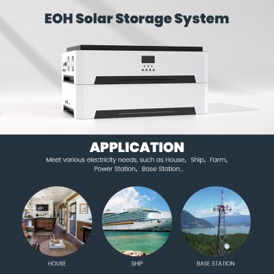 China Home LiFePO4 Battery Solar Energy Storage System With 10KW Pure Sine Wave Inverter for sale