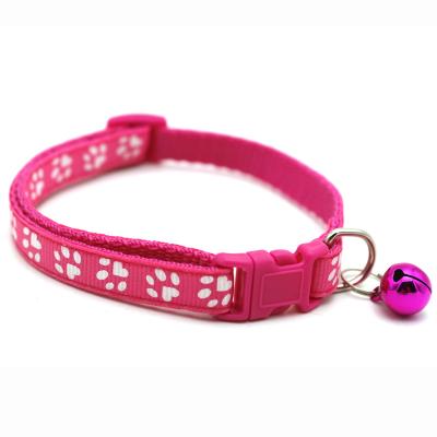 China All-match Adjustable Pet Traction Collar Printing Pet Collar Dog Pet Stocked Collar for sale