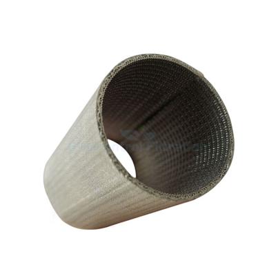 China Hot sale 304 ss porous sintered liquid filtration stainless steel tube porous sintered filter element for sale