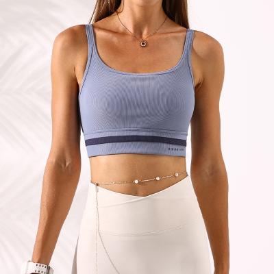 China 2022 Breathable Logo High Impact Yoga Bra U Back Fitness Wholesale High Quality Custom Made Seamless Seamless Gym Yoga Bra for sale