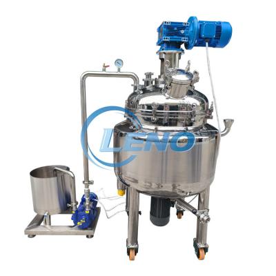 China SS304 SS316L Agitator Tank Liquid Soap Mixer Hand Wash Making Machine for sale