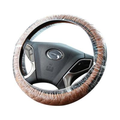 China Water Resistant Disposable Plastic Cover Device for Automotive Steering Wheel, Oil Resistant Steering Wheel Cover for sale