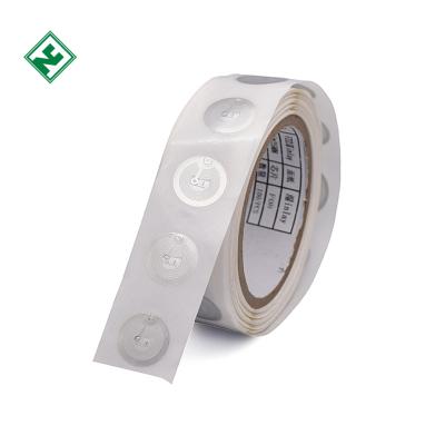 China Readable Free Samples Wholesale Dia25mm Bytes 1K Bytes Coated Paper Fudan F08 NFC Compatible NFC Tag Sticker 13.56Mhz for sale