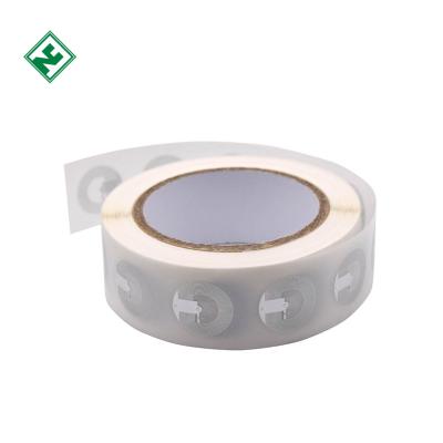 China Readable NFC Tag Dia28mm ISO15693 Protocol High Frequency RFID 13.56 MHz Library Tag NFC Tag Sticker Wet Inlay Wholesale for sale