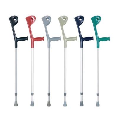 China Walking Aid Selling Good Aluminum Alloy Adjustable Elbow Supports Elbow Stickers Foldable Steel Walking Stick for sale