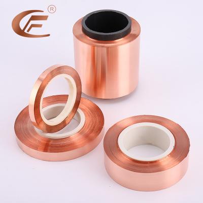 China New Energy 0.015mm-0.1mm Thick Rolled Copper Foil For Lithium Battery Copper Strip for sale