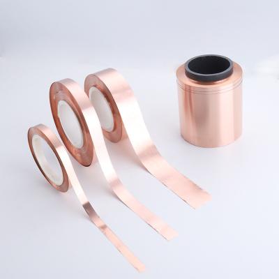 China Transformer 0.015mm-0.1mm Thick Rolled Copper Foil Strip for sale