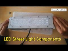 SMD3030 LED Street Light Components 56 Points PCB High Lumen 60 Degree