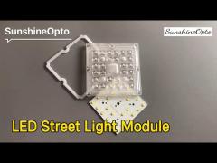 Square LED Street Light Module CR XTE 28pcs 6000K Waterproof Optical PC