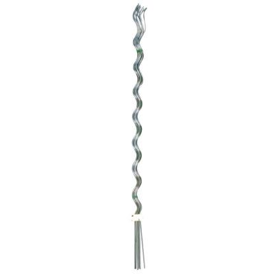 China Galvanized Green Plant Tomato Twist Spiral Plant Support Garden Climbing Stick for sale