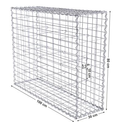 China Gabions Galvanized Welded Wire Gabion Wall Building Materials Garden Throw And Wire Cages Rock Wall for sale