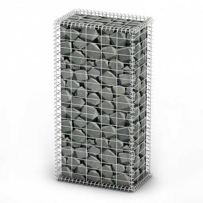 China Easily Assembled High Quality Garden Gabion Box 50x100mm Hole Heavy Duty Stone Boxes for sale