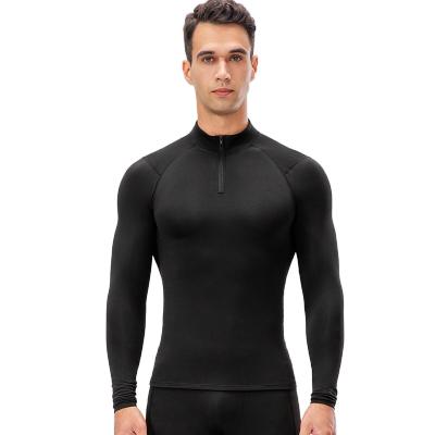 China New Design Breathable Slim Fit T-Shirts Round Neck T-shirt Compression Sportswear Bodybuilding Gym Clothing for sale