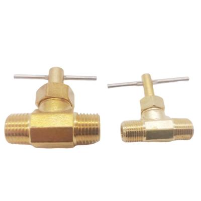 China General Brass Needle Valve 180 Degree MPT X MPT for sale