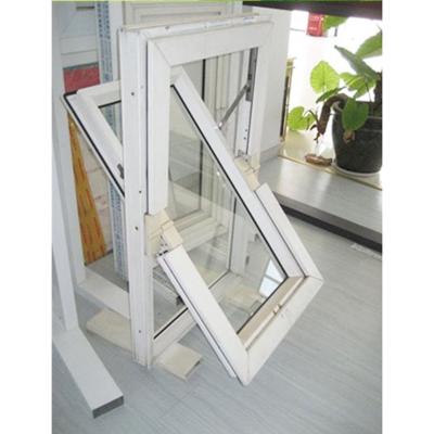 China Plastic Swing Bullet Proof Hurricane Impact Louvre Vinyl UPVC Window With Lower Price for sale