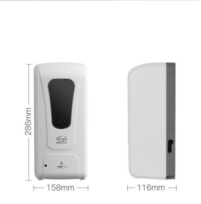 China Foam Soap Dispenser School Supermarket 1000/1200ml Automatic Hands Sensor Free Gel Sanitizer Dispenser for sale