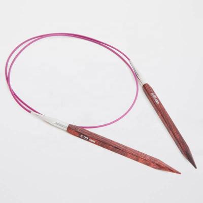 China Knitpro CUBICS Smooth Birch 40cm/60cm/80cm/100cm Fixed Circular Knitting Needle for sale