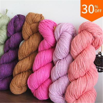 China Anti-Static Cathay Aran Lotus Yarns Silk Yak Aran Blended Colorful Yarn Hand Knitting for sale