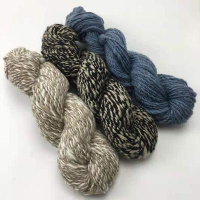 China Lotus Mongolia cashmere 100% anti-pilling handspun thick yarn hand knitting yarn for sweater or scarf for sale