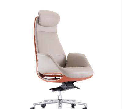 China Modern Business Italian High End Minimalist Leather Modern Light Computer Chair Computer Chair Luxury Style for sale