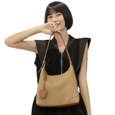 China Portable Wholesale Custom Design Niche Design Main Shoulder Mum Factory Price Layer Cowhide Tote Bag for sale