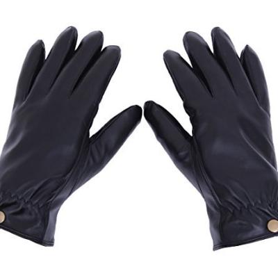 China Men's Touch Screen Leather Gloves Winter Handsome Sheepskin Men Simple Warm, Plush And Thick Leisure Outdoor Fashion for sale