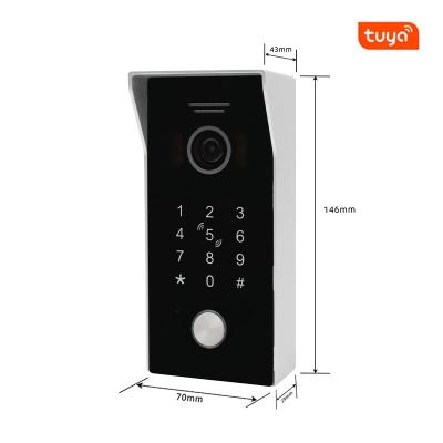 China Standalone wireless bell camera door intercom phone with wifi mobile open control 67225EPC for sale