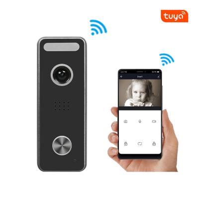 China Tuya Smart Video Doorbell IP Video Door Phone 1080p Motion Detection true wifi radio need no monitor support indoor door lock for sale